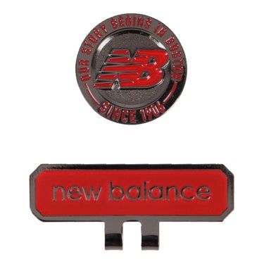 ニューバランスゴルフ　クリップマーカー 012-6984001 100 レッド　2026年モデル レッド