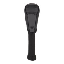 ニューバランスゴルフ　マットPU×エンボスPU ユーティリティ用 ヘッドカバー 012-6984007 010 ブラック　2026年モデル