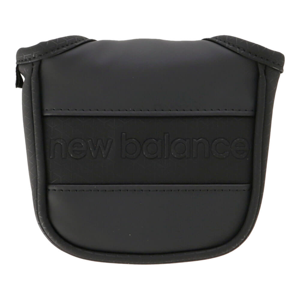 ニューバランスゴルフ　マットPU×エンボスPU マレット型パターカバー 012-6984010 010 ブラック　2026年モデル ブラック