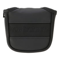 ニューバランスゴルフ マットPU×エンボスPU マレット型パターカバー 012-6984010 010 ブラック 2026年モデル