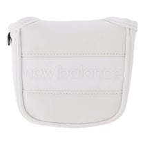 ニューバランスゴルフ　マットPU×エンボスPU マレット型パターカバー 012-6984010 030 ホワイト　2026年モデル