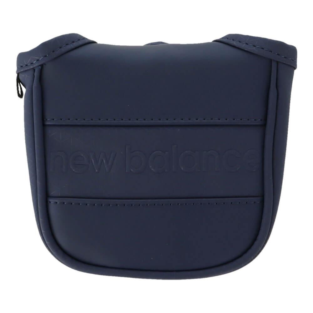 ニューバランスゴルフ　マットPU×エンボスPU マレット型パターカバー 012-6984010 120 ネイビー　2026年モデル ネイビー