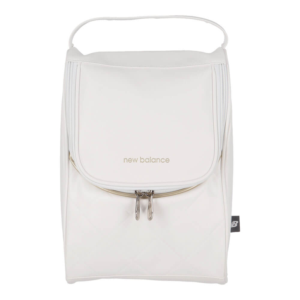 ニューバランスゴルフ　レディース キルトスタイル シューズバッグ 012-6984506 030 ホワイト　2026年モデル ホワイト
