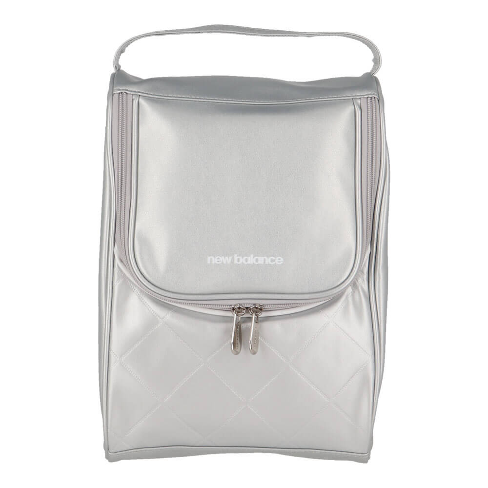 ニューバランスゴルフ　レディース キルトスタイル シューズバッグ 012-6984506 160 シルバー　2026年モデル シルバー