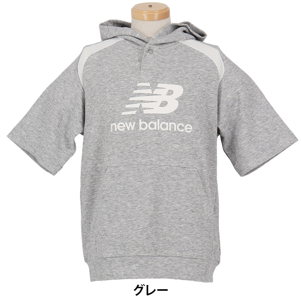 ニューバランスゴルフ　メンズ 半袖 スウェット プルオーバー フーディー 012-6164001　2026年モデル 画像2(ALT)
