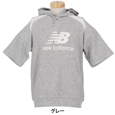 ニューバランスゴルフ　メンズ 半袖 スウェット プルオーバー フーディー 012-6164001　2026年モデル 画像2(ALT)