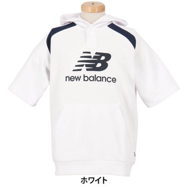ニューバランスゴルフ　メンズ 半袖 スウェット プルオーバー フーディー 012-6164001　2026年モデル 画像9(ALT)