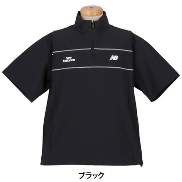 ニューバランスゴルフ　メンズ 半袖 スタンドジップ プルオーバー 012-6164003　2026年モデル 画像2(ALT)