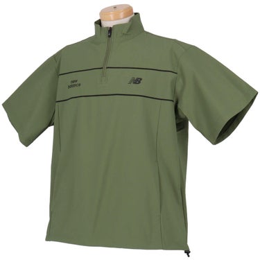 ニューバランスゴルフ　メンズ 半袖 スタンドジップ プルオーバー 012-6164003　2026年モデル 画像10(ALT)