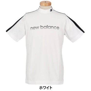 ニューバランスゴルフ　メンズ 半袖 モックネック シャツ 012-6166001　2026年モデル 画像7(ALT)