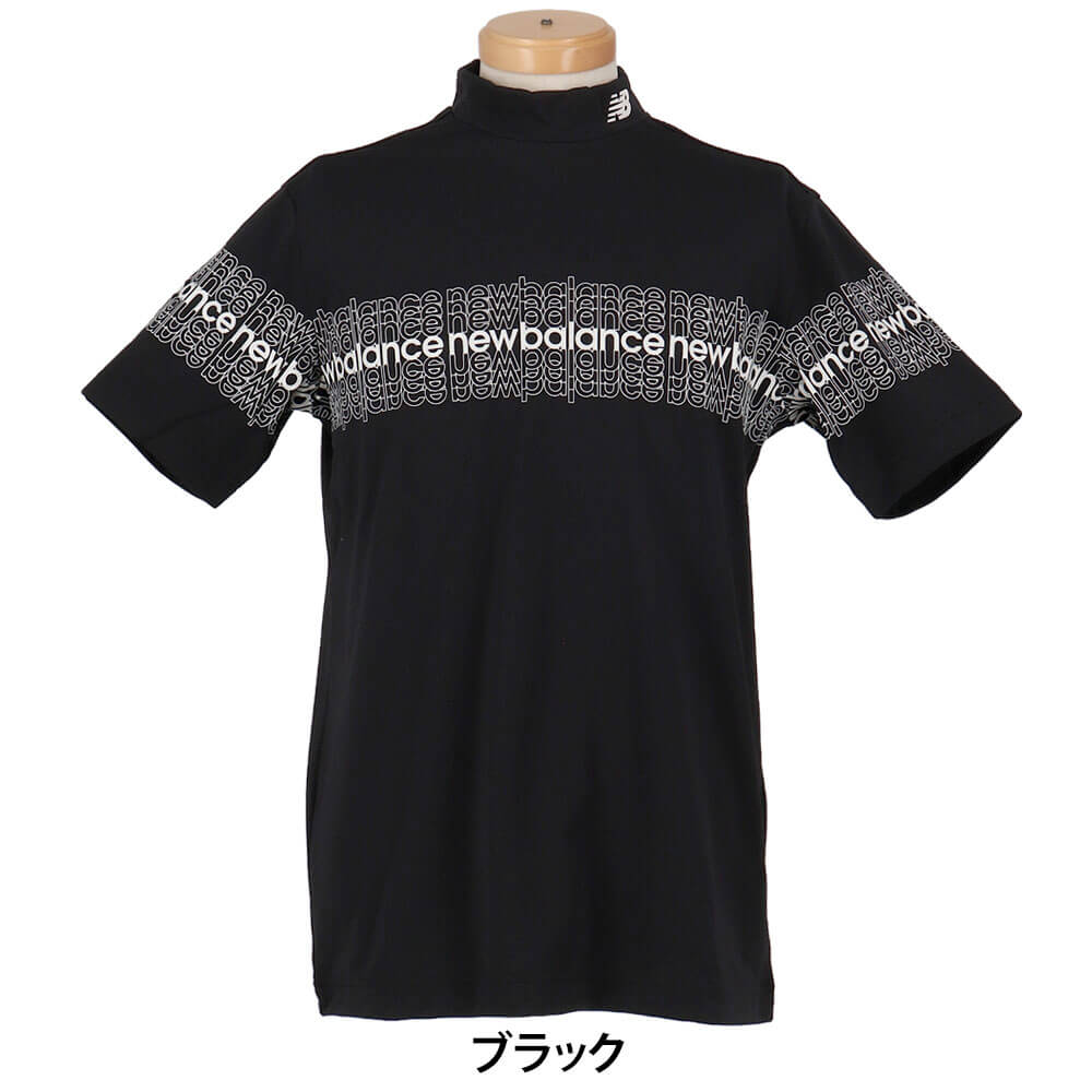 ニューバランスゴルフ メンズ 半袖 モックネック シャツ 012-6166003