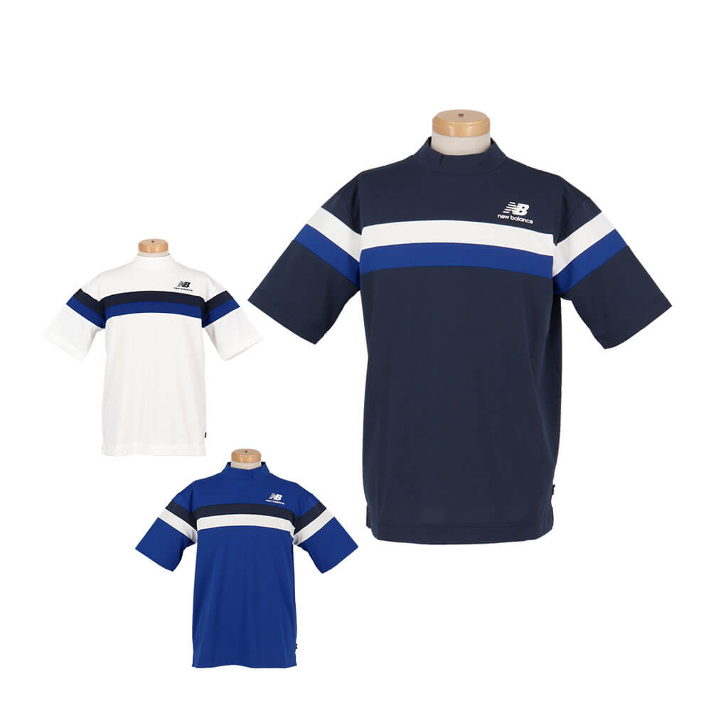 ニューバランスゴルフ　メンズ 半袖 モックネック シャツ 012-6166004　2026年モデル
