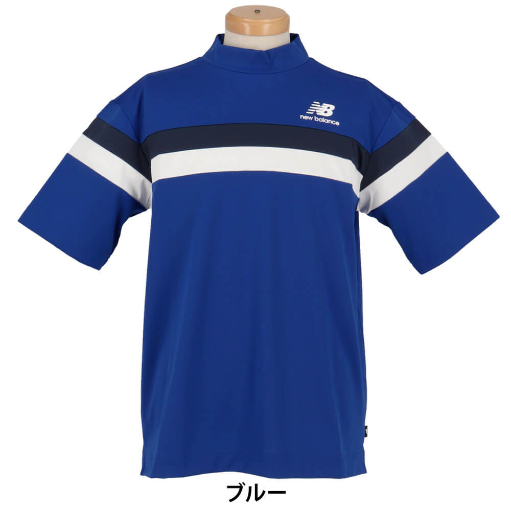 ニューバランスゴルフ　メンズ 半袖 モックネック シャツ 012-6166004　2026年モデル 画像5(ALT)
