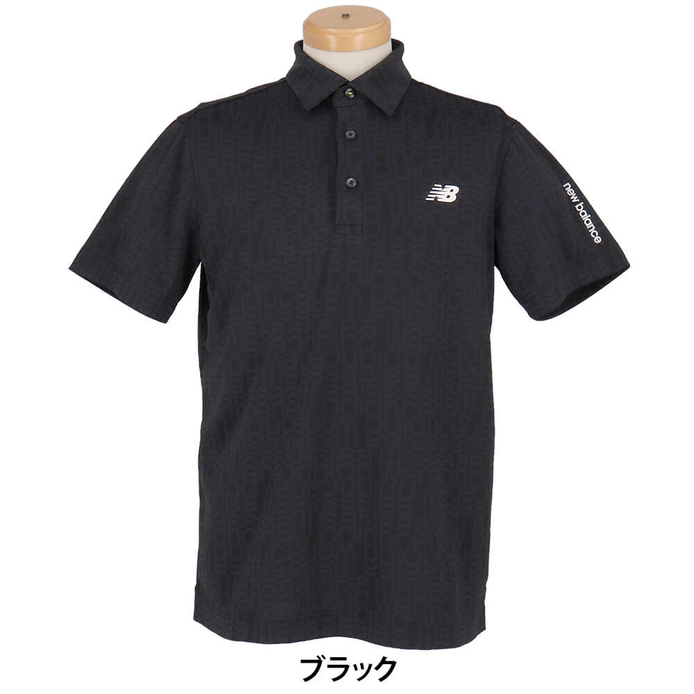 ニューバランスゴルフ　メンズ リフレクト・オーバーラップロゴ 半袖 ポロシャツ 012-6168003　2026年モデル 画像2(ALT)