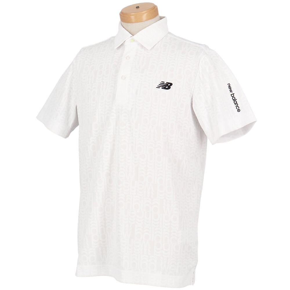 ニューバランスゴルフ　メンズ リフレクト・オーバーラップロゴ 半袖 ポロシャツ 012-6168003　2026年モデル 画像7(ALT)