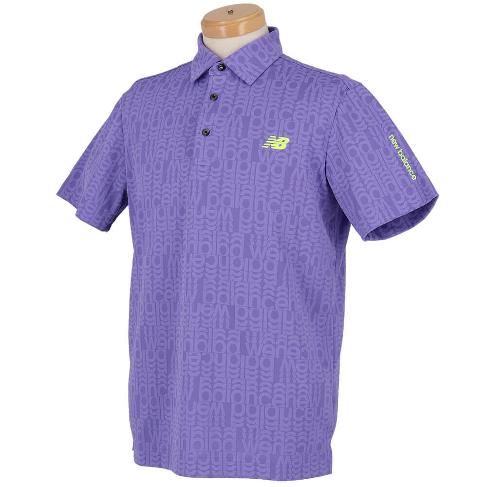 ニューバランスゴルフ　メンズ リフレクト・オーバーラップロゴ 半袖 ポロシャツ 012-6168003　2026年モデル 画像10(ALT)