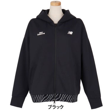 ニューバランスゴルフ　レディース 長袖 スウェット フルジップ フーディー 012-6162501　2026年モデル 画像2(ALT)