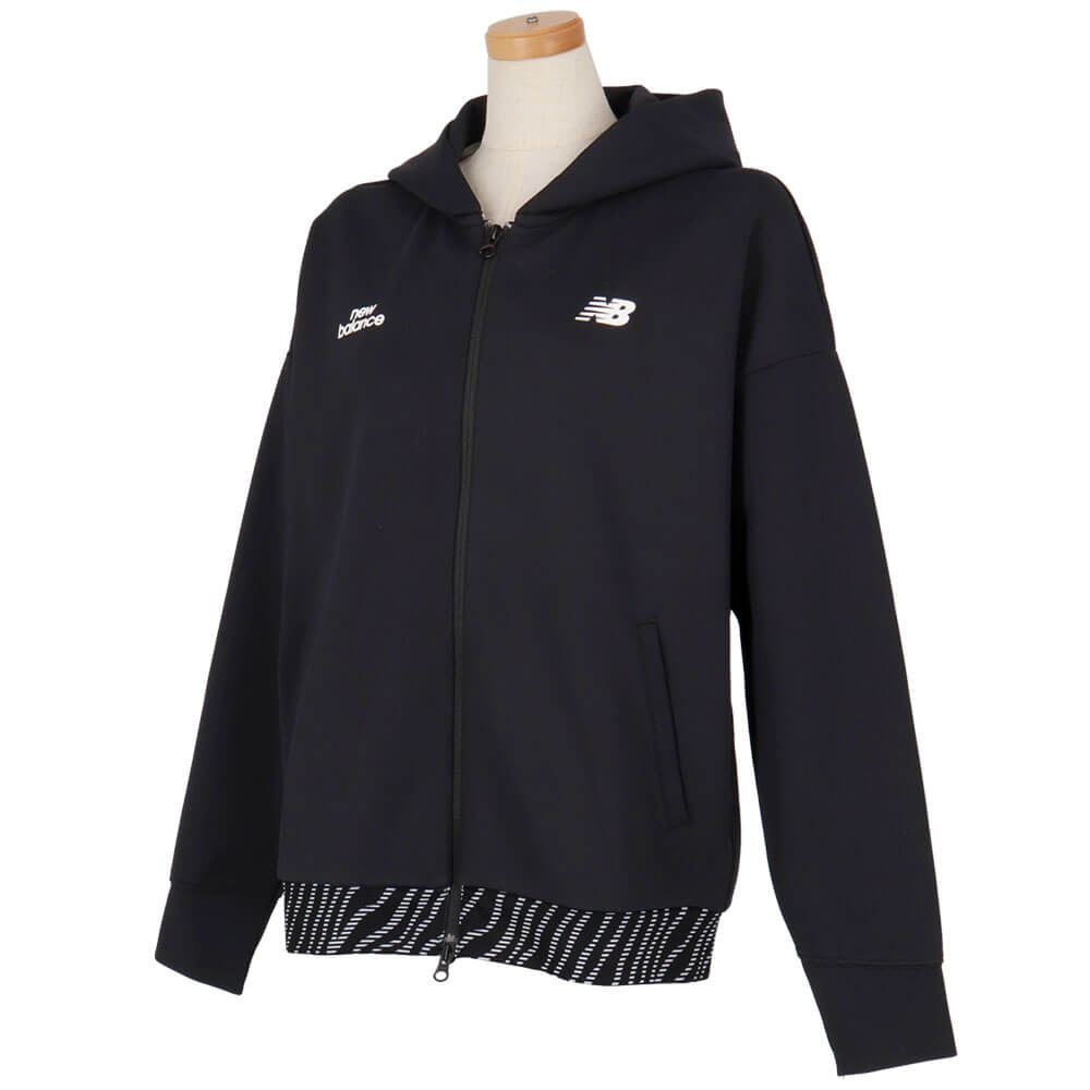 ニューバランスゴルフ　レディース 長袖 スウェット フルジップ フーディー 012-6162501　2026年モデル 画像4(ALT)