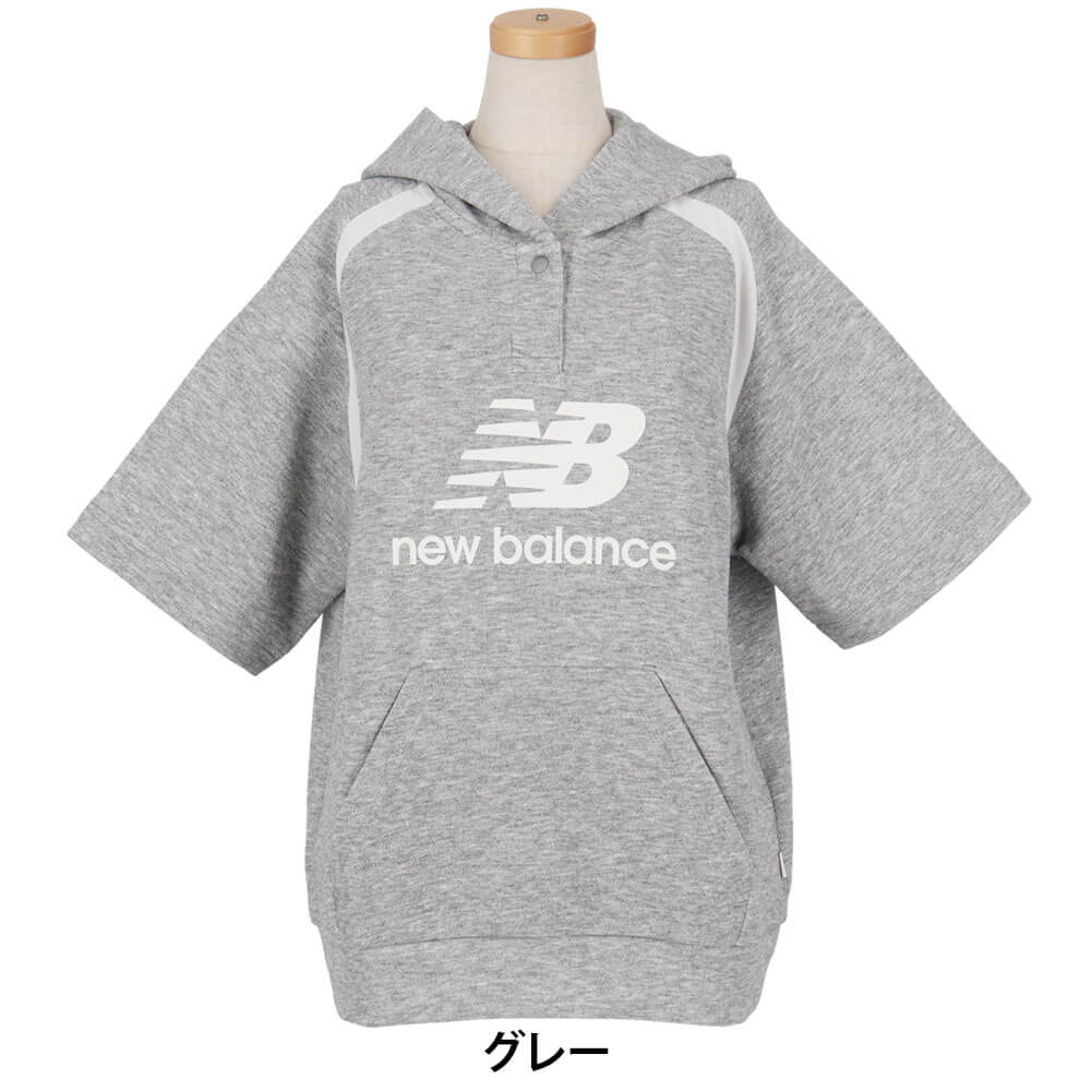 ニューバランスゴルフ　レディース 半袖 スウェット プルオーバー フーディー 012-6164501　2026年モデル 画像2(ALT)