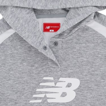 ニューバランスゴルフ　レディース 半袖 スウェット プルオーバー フーディー 012-6164501　2026年モデル 画像6(ALT)