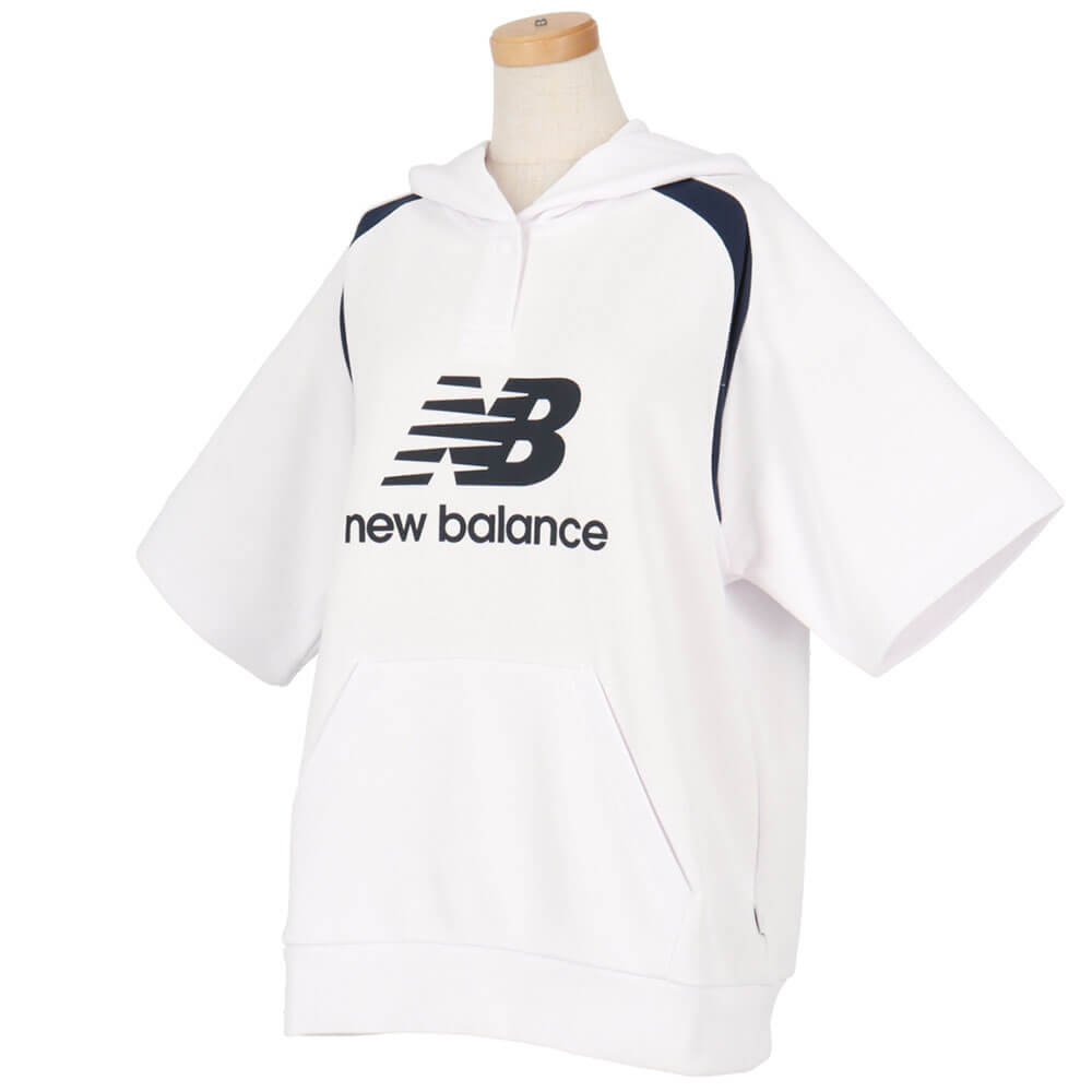 ニューバランスゴルフ　レディース 半袖 スウェット プルオーバー フーディー 012-6164501　2026年モデル 画像11(ALT)