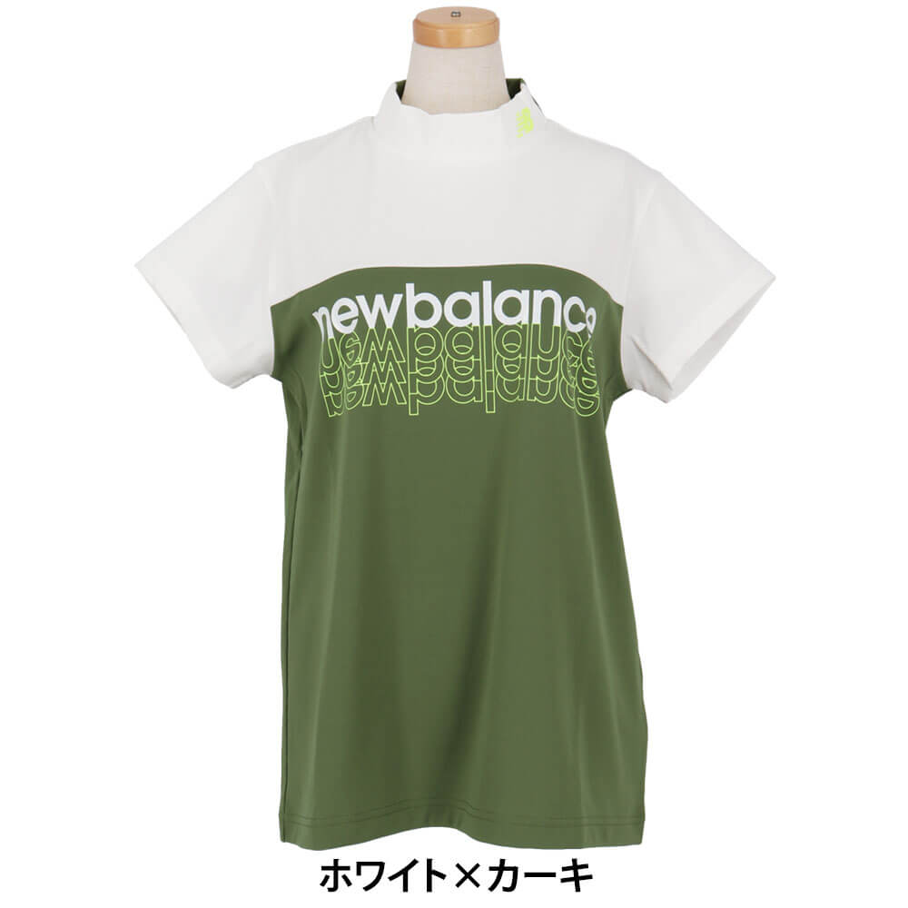ニューバランスゴルフ　レディース 半袖 モックネック シャツ 012-6166503　2026年モデル 画像5(ALT)