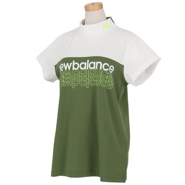 ニューバランスゴルフ　レディース 半袖 モックネック シャツ 012-6166503　2026年モデル 画像7(ALT)