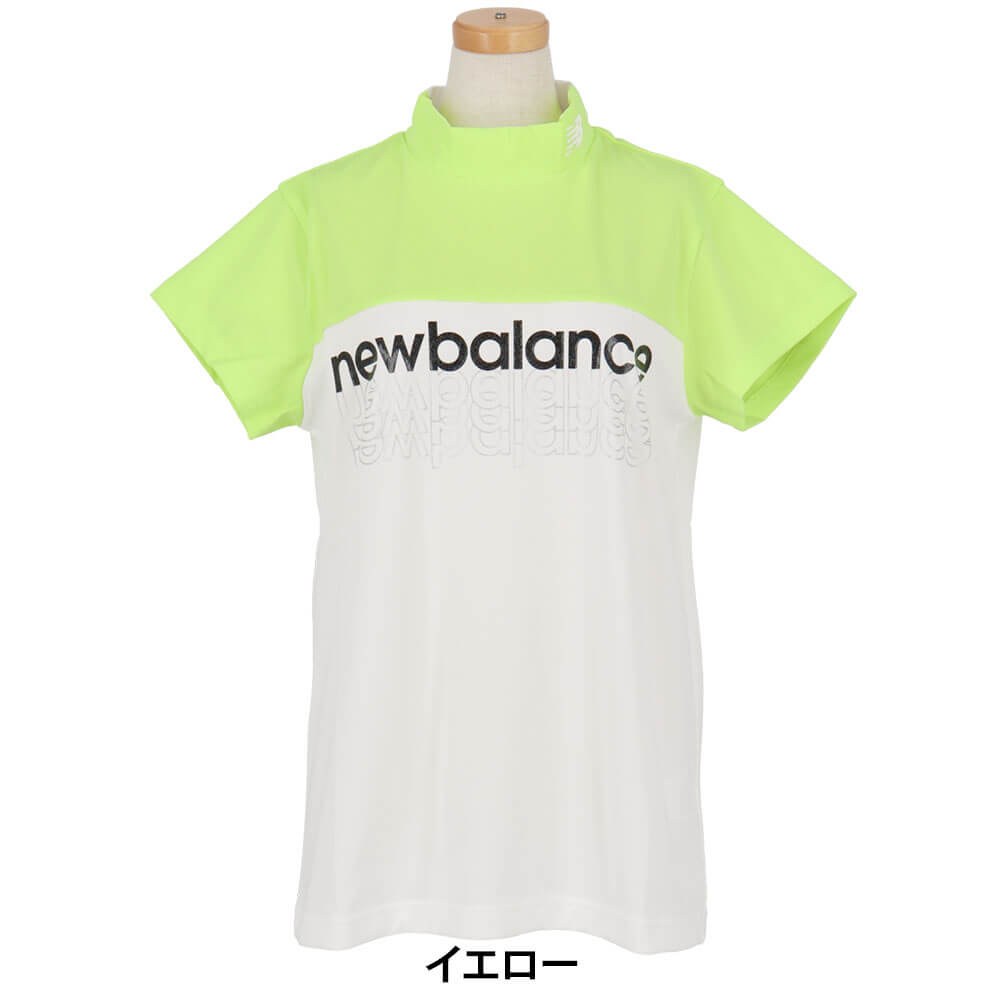 ニューバランスゴルフ　レディース 半袖 モックネック シャツ 012-6166503　2026年モデル 画像10(ALT)