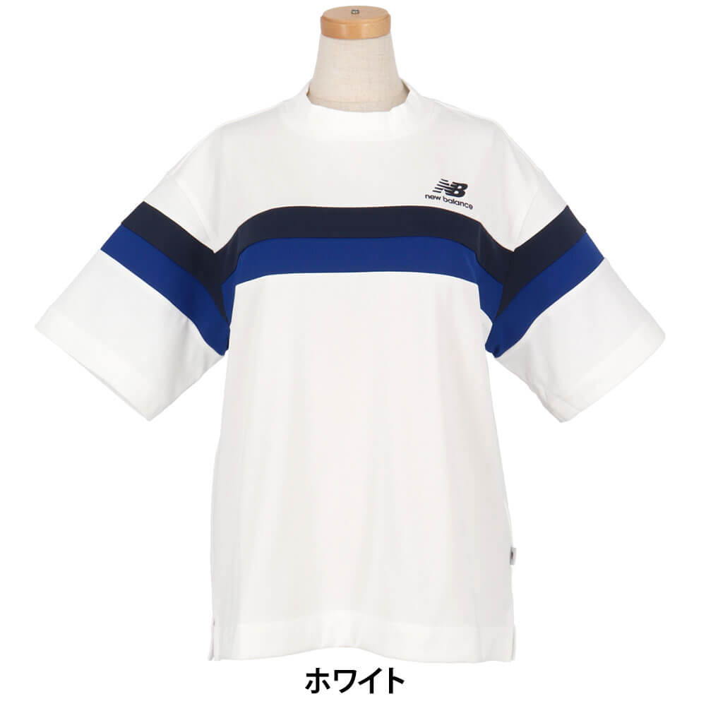 ニューバランスゴルフ　レディース 半袖 モックネック シャツ 012-6166504　2026年モデル 画像2(ALT)