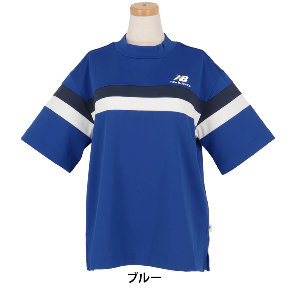 ニューバランスゴルフ　レディース 半袖 モックネック シャツ 012-6166504　2026年モデル 画像5(ALT)