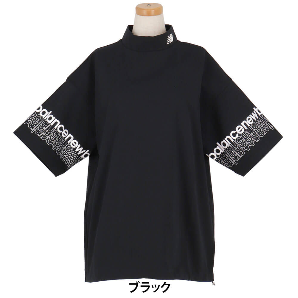 ニューバランスゴルフ　レディース 半袖 モックネック プルオーバー 012-6166509　2026年モデル 画像2(ALT)