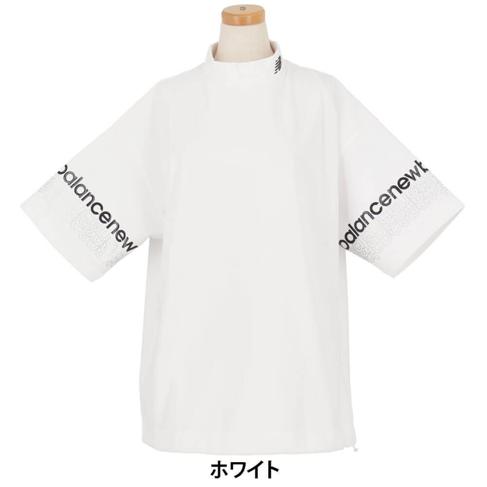 ニューバランスゴルフ　レディース 半袖 モックネック プルオーバー 012-6166509　2026年モデル 画像5(ALT)