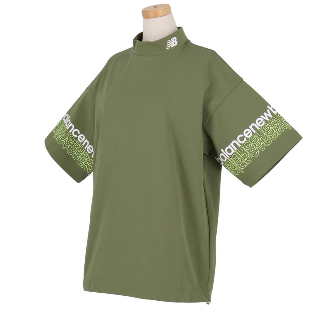 ニューバランスゴルフ　レディース 半袖 モックネック プルオーバー 012-6166509　2026年モデル 画像10(ALT)