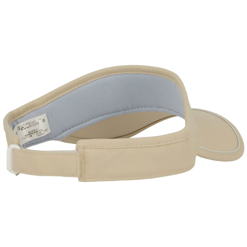 ニューバランスゴルフ　レディース バイザー 012-6987502 041 ベージュ　2026年モデル ベージュ 画像2(ALT)