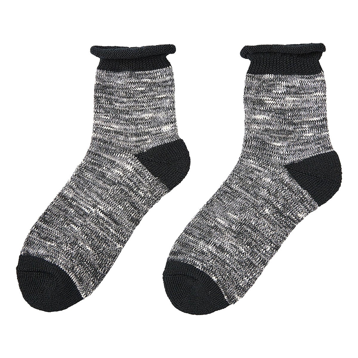 ファイテン Phiten　ルームソックス ウール ソックス 22～24cm ブラック AL9455 2024年モデル ブラック