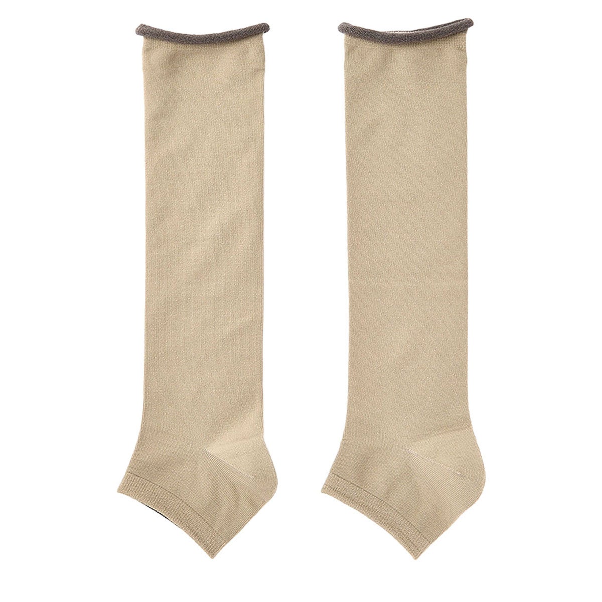 ファイテン Phiten トレンカ シルク ソックス 22～24cm グレージュ AL9458 2024年モデル