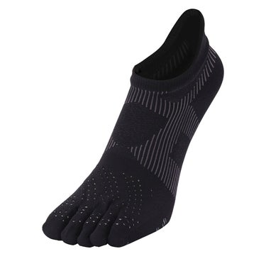 ファイテン Phiten　足王（ソッキング） レーサー 5本指 ソックス 23～25cm ブラック/グレー AL9485 2025年モデル ブラック/グレー