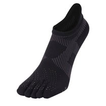 ファイテン Phiten　足王（ソッキング） レーサー 5本指 ソックス 25～27cm ブラック/グレー AL9487 2025年モデル