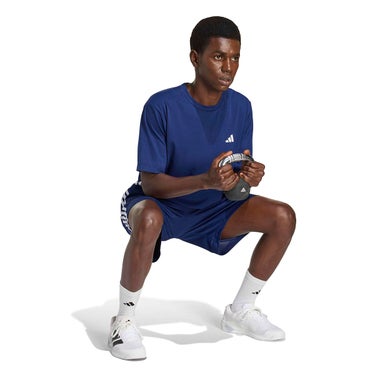 アディダス adidas　ワークアウト エッセンシャル ベース 3ストライプ ピケ ショート 9インチ CH737 2026年モデル 画像10(ALT)