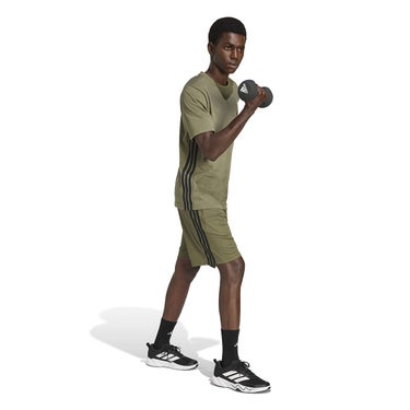 アディダス adidas　ワークアウト エッセンシャル ベース 3ストライプ ピケ ショート 9インチ CH737 2026年モデル 画像20(ALT)