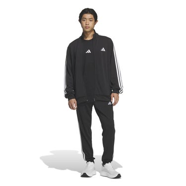 アディダス adidas　スリーストライプス レギュラーフィット ダブルニット カフ仕上げ トラックパンツ（ジャージ） CJ440 2026年モデル 画像5(ALT)