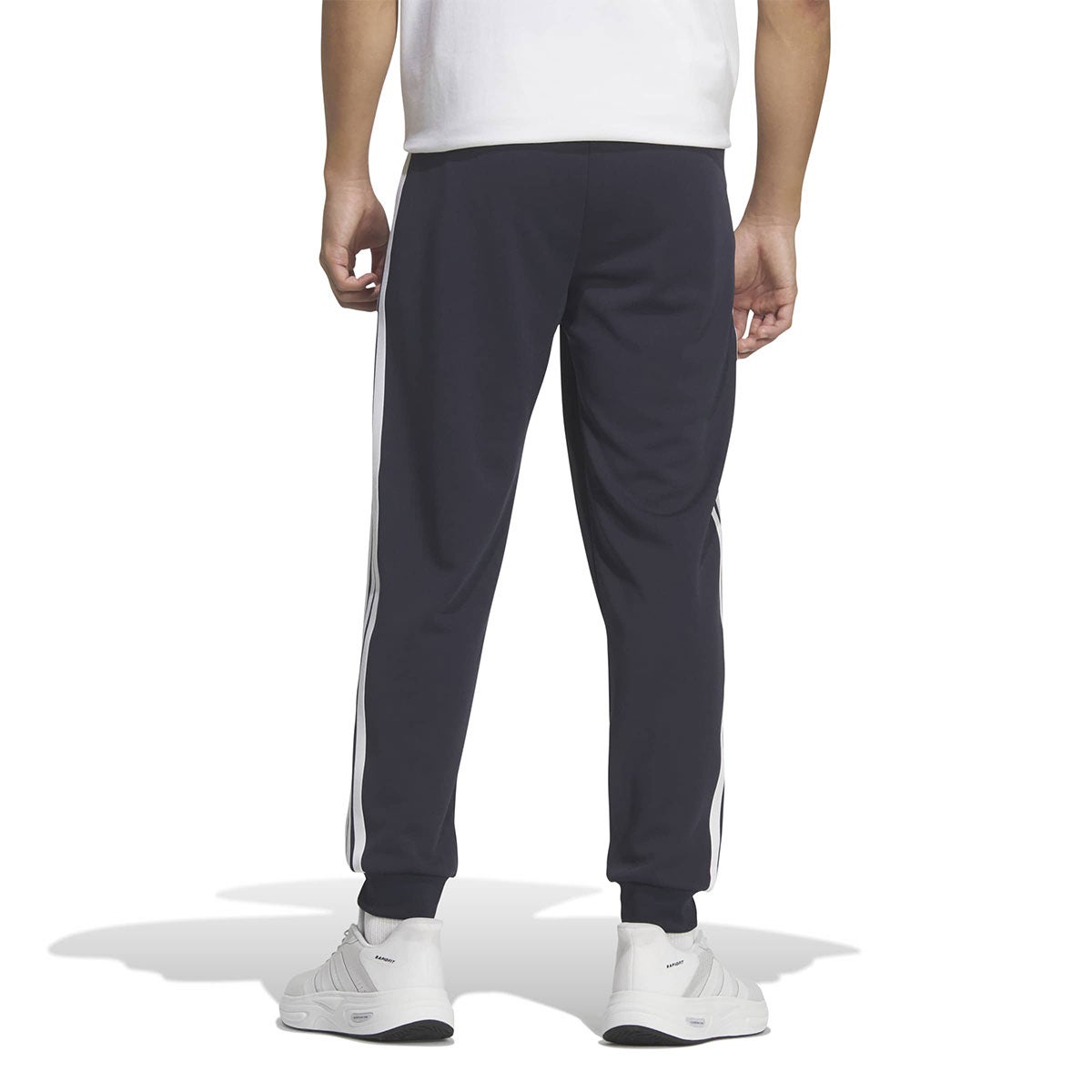 アディダス adidas　スリーストライプス レギュラーフィット ダブルニット カフ仕上げ トラックパンツ（ジャージ） CJ440 2026年モデル 画像9(ALT)