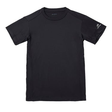 ファイテン Phiten　RAKU 無地 半袖 Tシャツ ブラック JG5731