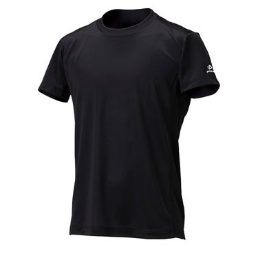 ファイテン Phiten　RAKU 無地 半袖 Tシャツ ブラック JG5731  画像2(ALT)