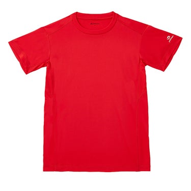 ファイテン Phiten　RAKU 無地 半袖 Tシャツ レッド JG5734