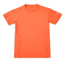 ファイテン Phiten　RAKU 無地 半袖 Tシャツ オレンジ JG5735