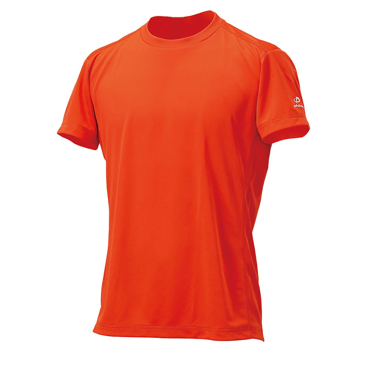 ファイテン Phiten　RAKU 無地 半袖 Tシャツ オレンジ JG5735  画像2(ALT)