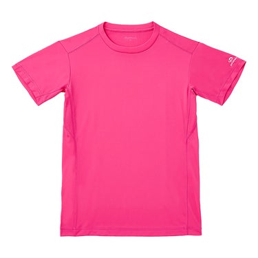 ファイテン Phiten　RAKU 無地 半袖 Tシャツ マゼンタ JG5736