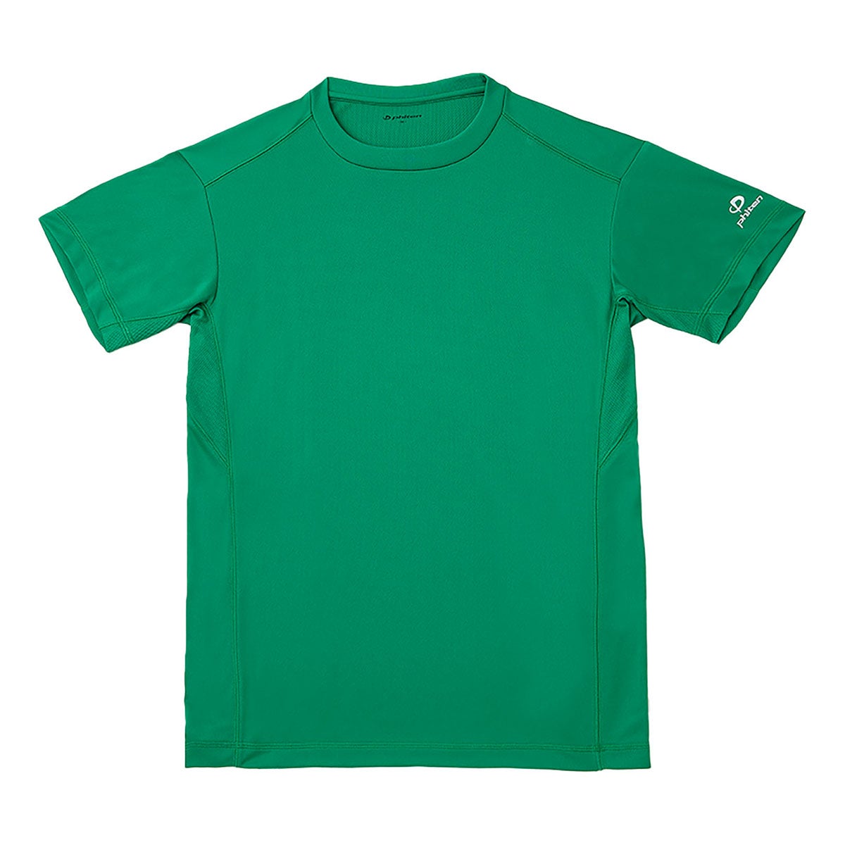 ファイテン Phiten　RAKU 無地 半袖 Tシャツ グリーン JG5737