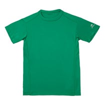 ファイテン Phiten　RAKU 無地 半袖 Tシャツ グリーン JG5737